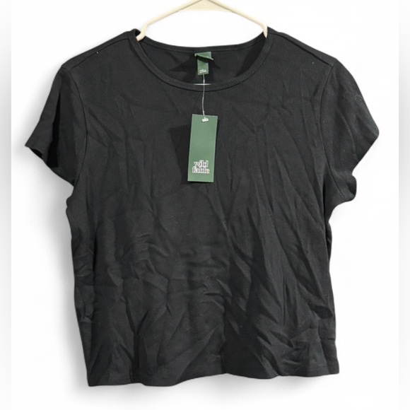 wild fable Tops - 2PCS Wild Fable Black Short Sleeve Tee